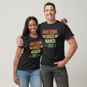 Awesome Since March 1981 T-Shirt (Unisex)