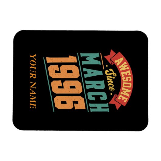 Awesome Since March 1996 Magnet (Horizontal)