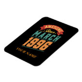 Awesome Since March 1996 Magnet (Linke Seite)