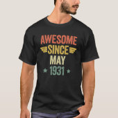 Awesome Since May 1931 T-Shirt (Vorderseite)