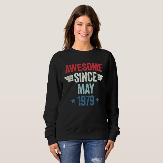 Awesome Since May 1979 Sweatshirt (Vorne ganz)