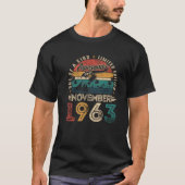 Awesome Since November 1963 62 Years Old 62nd Birt T-Shirt (Vorderseite)