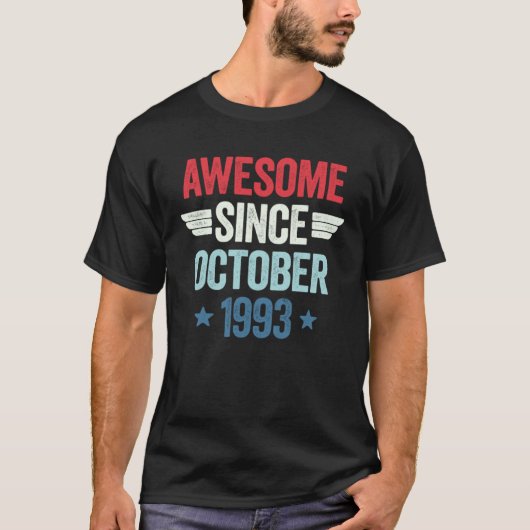 Awesome Since October 1993 T-Shirt (Vorderseite)