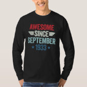 Awesome Since September 1933 T-Shirt (Vorderseite)