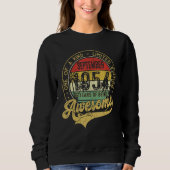 Awesome Since September 1954 One Of A Kind Sweatshirt (Vorderseite)