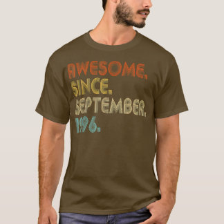 Awesome Since September 1996 Vintage 26th Birthday T-Shirt