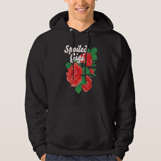 Awesome Spoiled Gigi Family Loves Nonna Grandma Ro Hoodie (Vorderseite)
