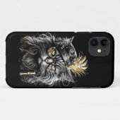 Awesome Steampunk Cat  Case-Mate iPhone Hülle (Rückseite (Horizontal))
