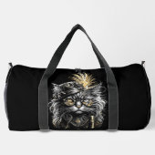 Awesome Steampunk Cat  Duffle Bag (Rückseite)