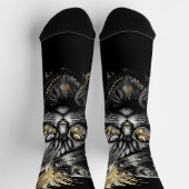 Awesome Steampunk Cat  Socken (Oben)