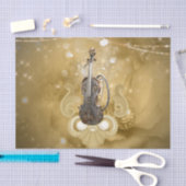 Awesome steampunk violin seidenpapier (Handwerk)
