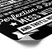 Awesome Stepdaughter For Step Bonus Dad Fathers Da Poster (Ecke)