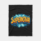 Awesome Supernova Costume For Boys And Girls  Fleecedecke (Vorderseite)