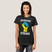 Awesome Support Ukraine Strong Pride - Ukraine T-Shirt (Vorne ganz)