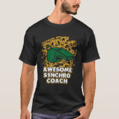 Awesome Synchro Coach Synchronized Diving Coaching T-Shirt (Vorderseite)