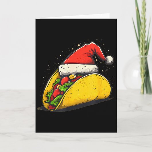 Awesome Taco Outfit For Xmas Tacos Lovers  Karte (Vorderseite)
