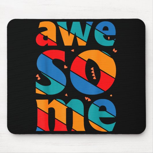 Awesome Text Saying Quote Men Women Kids Graphic A Mousepad (Vorne)