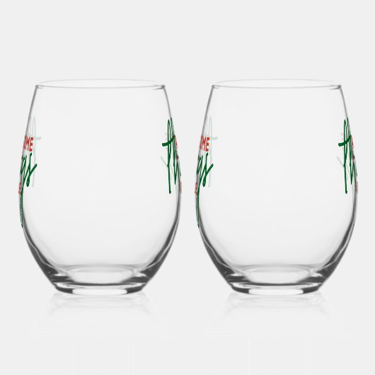 Awesome Things Inside Weinglas Ohne Stiel (Links)