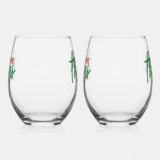 Awesome Things Inside Weinglas Ohne Stiel (Rechts)