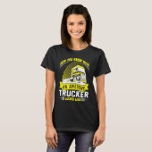 Awesome Trucker  Truck Driver T-Shirt (Vorne ganz)