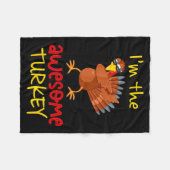 Awesome Turkey Matching Family Group Thanksgiving  Fleecedecke (Vorderseite (Horizontal))