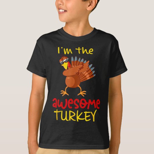 Awesome Turkey Matching Family Group Thanksgiving  T-Shirt (Vorderseite)