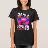 Awesome Video Games Controller Level 15 Unlocked G T-Shirt (Vorderseite)