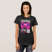 Awesome Video Games Controller Level 15 Unlocked G T-Shirt (Vorne ganz)