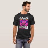 Awesome Video Games Controller Level 15 Unlocked G T-Shirt (Vorne ganz)