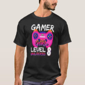 Awesome Video Games Controller Level 8 Unlocked Ga T-Shirt (Vorderseite)