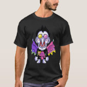 Awesome Videogames Playing Classic Arts Characters T-Shirt (Vorderseite)