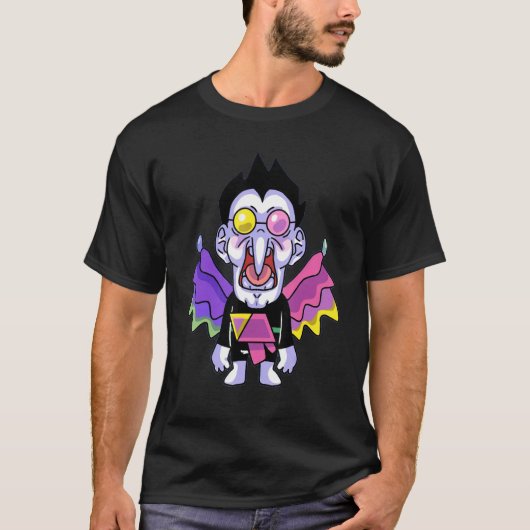 Awesome Videogames Playing Classic Arts Characters T-Shirt (Vorderseite)