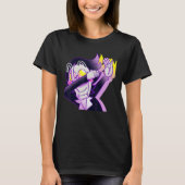 Awesome Videogames Playing Classic Arts Characters T-Shirt (Vorderseite)