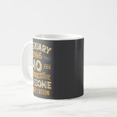 Awesome Vintage February 1986 40th Birthday  Kaffeetasse (Vorderseite Links)