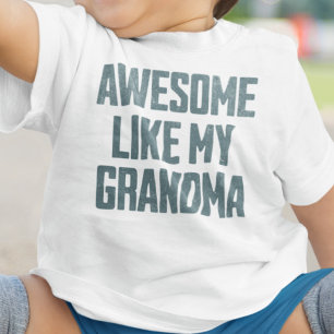 AWESOME WIE MEINE OMA Lustig Baby T-shirt