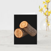 Awesome Wooden Log Costume For Adults And Kids  Karte (Gelbe Blume)