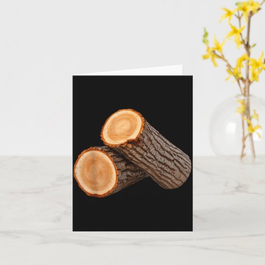 Awesome Wooden Log Costume For Adults And Kids  Karte (Gelbe Blume)