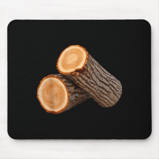 Awesome Wooden Log Costume For Adults And Kids Mousepad (Vorne)