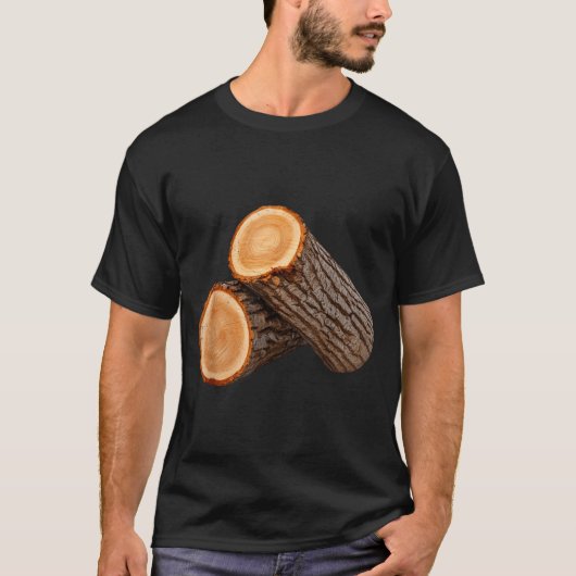 Awesome Wooden Log Costume For Adults And Kids T-Shirt (Vorderseite)