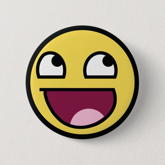 Awesomeface Knopf Button (Vorderseite)