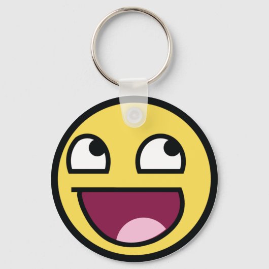 Awesomeface Schlüsselanhänger (Vorderseite)