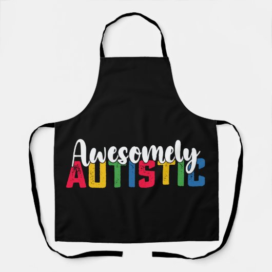 Awesomely Autistic Biy Girl Family Schürze (Vorderseite)