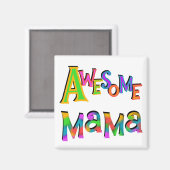 awesomemama.png magnet (Vorderseite/Rückseite)