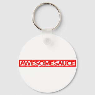 Awesomesauce-Briefmarke Schlüsselanhänger