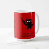 Awesomesauce OPNinja Kaffeetasse (VorderseiteRechts)