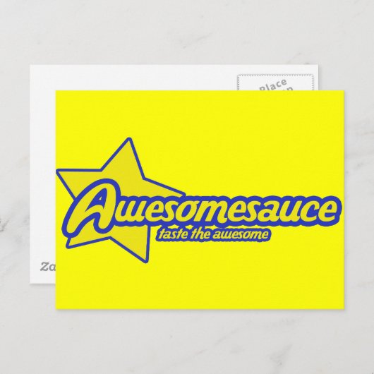 Awesomesauce Postkarte (Vorne/Hinten)