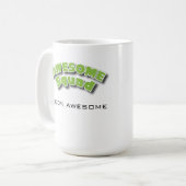 Awesomesauce völlig bewaffnet kaffeetasse (Vorderseite Links)