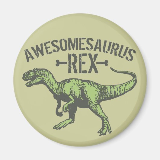 Awesomesaurus Rex Magnet (Vorne)