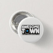 Awesometown Knopf Button (Vorne & Hinten)