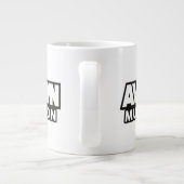 Awesometown-Logo Jumbo-Tasse (Rückseite)